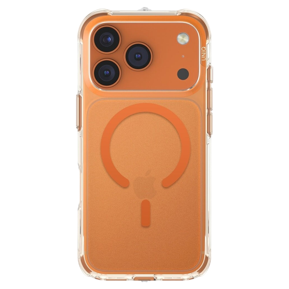 Capa MagSafe para Apple iPhone 17 Pro, UNIQ, LifePro Xtreme MagClick, Laranja
