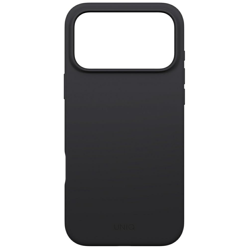 Capa MagSafe para Apple iPhone 17 Pro, UNIQ, Lino MagClick, Preta