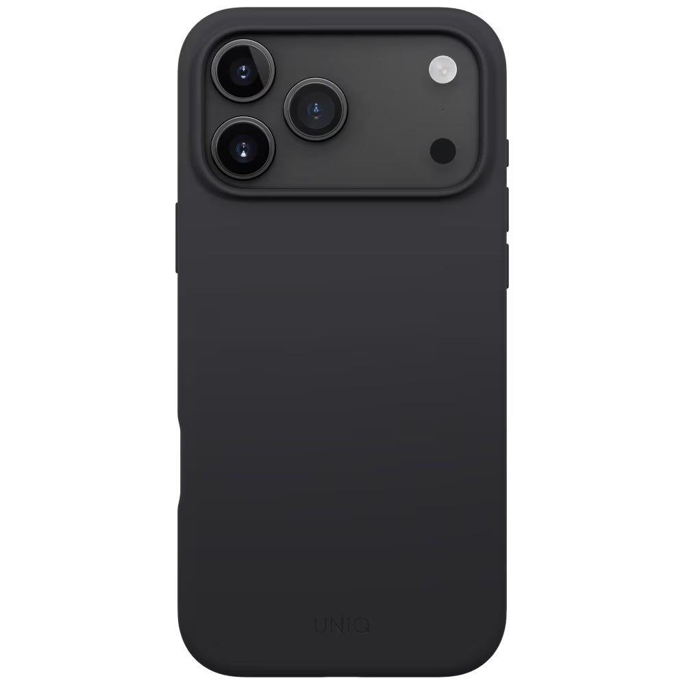Capa MagSafe para Apple iPhone 17 Pro, UNIQ, Lino MagClick, Preta