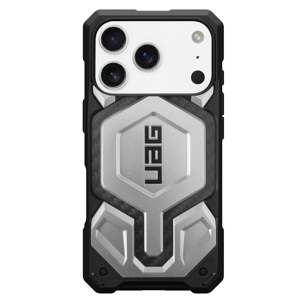 Capa MagSafe para Apple iPhone 17 Pro, Urban Armor Gear, Monarch Pro, Cinza