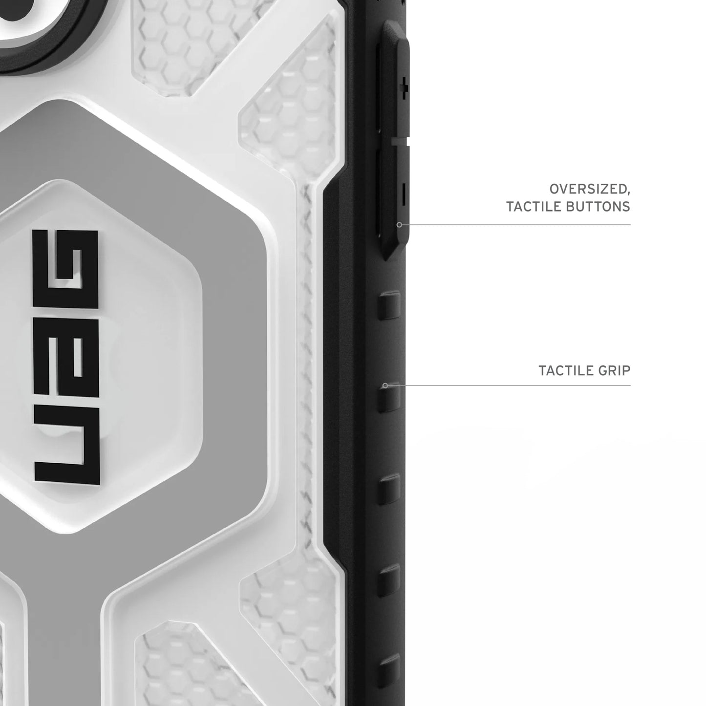 Capa MagSafe para Apple iPhone 17 Pro, Urban Armor Gear, Pathfinder Clear, Transparente