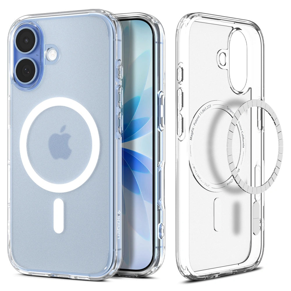 Capa MagSafe para Apple iPhone 17, Spigen, Ultra Hybrid, Branco Acetinado