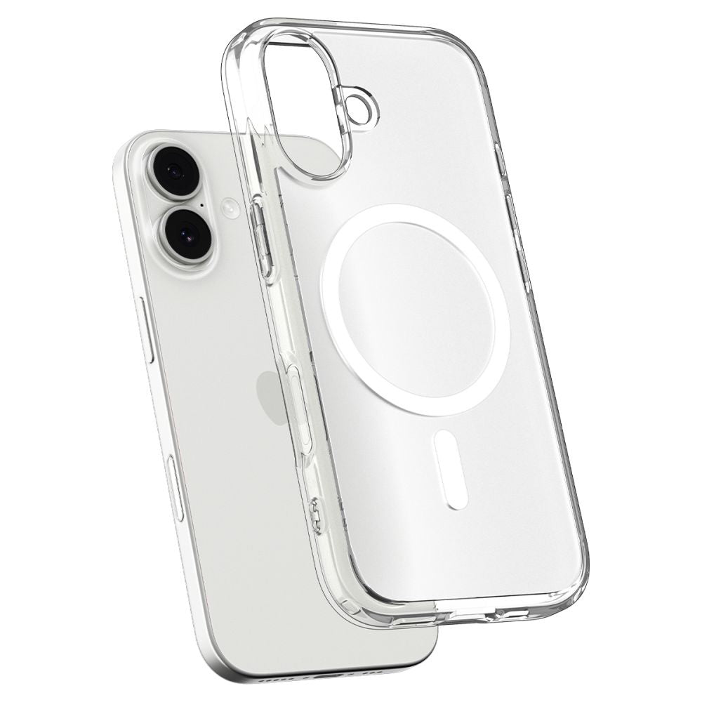Capa MagSafe para Apple iPhone 17, Spigen, Ultra Hybrid, Branco Acetinado