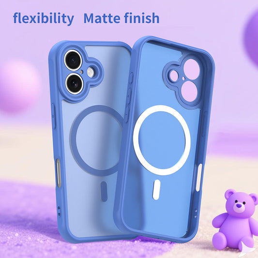 Capa MagSafe para Apple iPhone 17, Techsuit, HaloFrost II, Azul