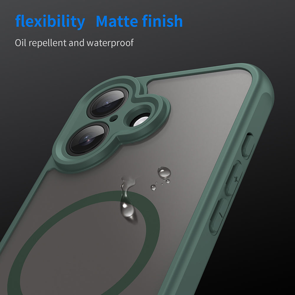 Capa MagSafe para Apple iPhone 17, Techsuit, HaloFrost II, Verde
