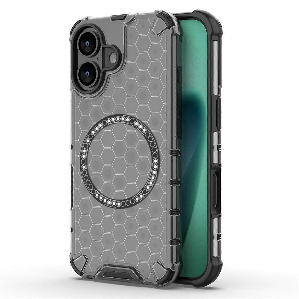 Capa MagSafe para Apple iPhone 17, Techsuit, HoneyComb Shield, Preta