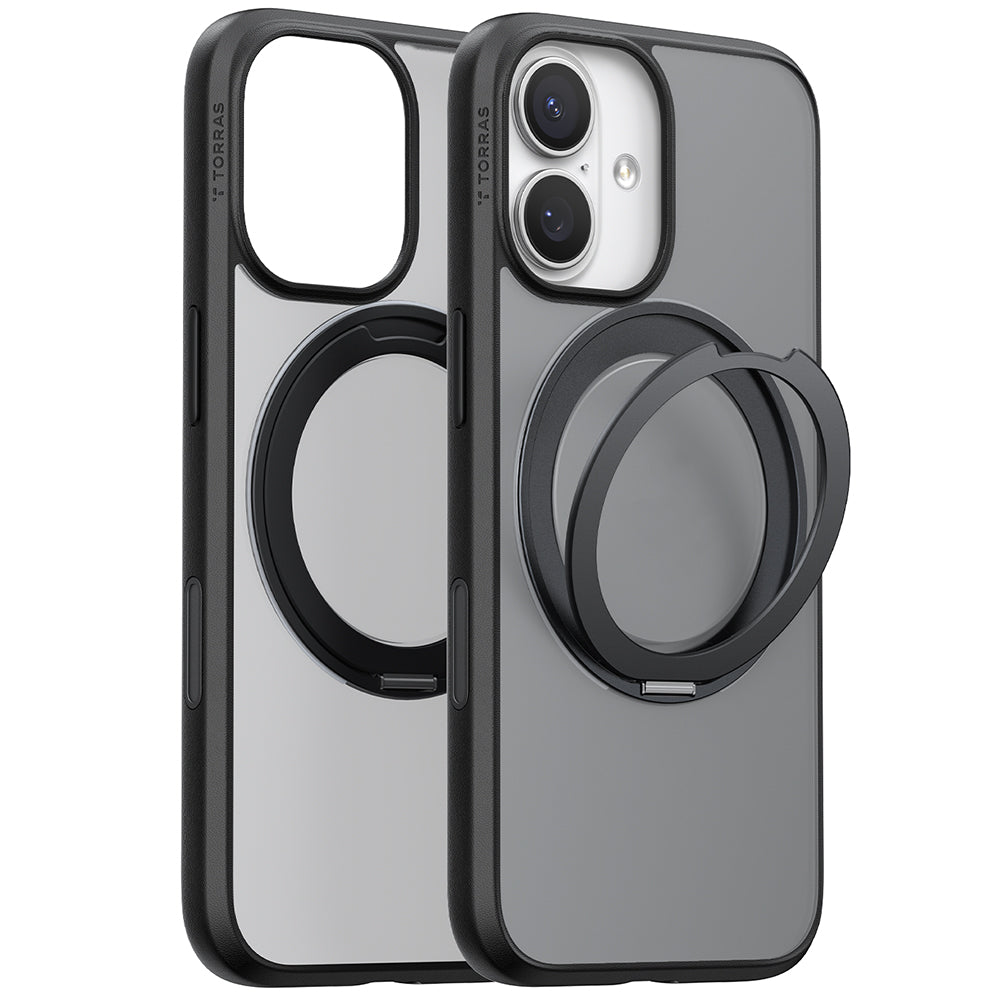 Capa MagSafe para Apple iPhone 17, Torras, Ostand Pro, Preta