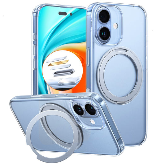 Capa MagSafe para Apple iPhone 17, Torras, Ostand Pro, Transparente