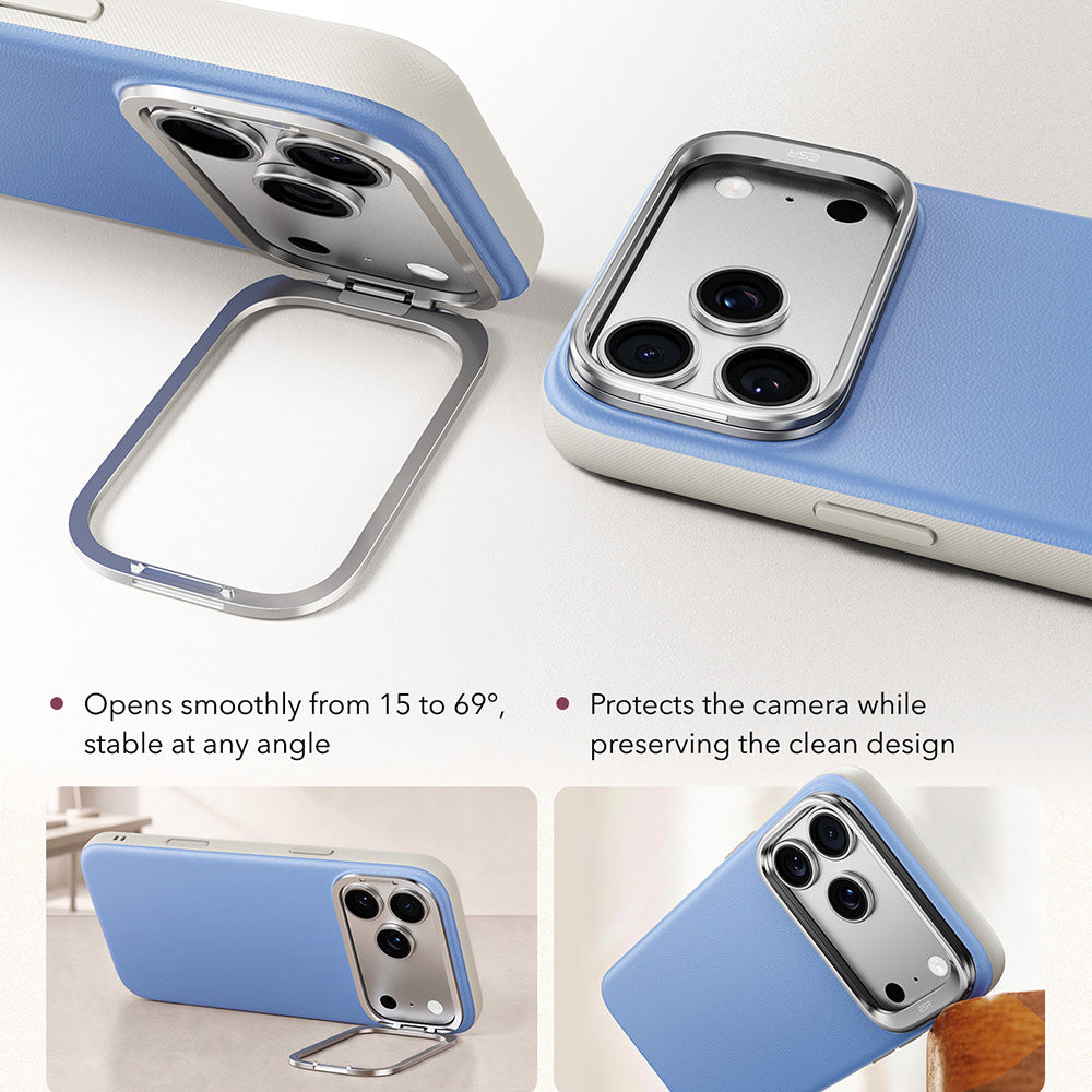 Capa MagSafe para Apple iPhone 18 Pro / 17 Pro, ESR, Atelier com Suporte, Azul