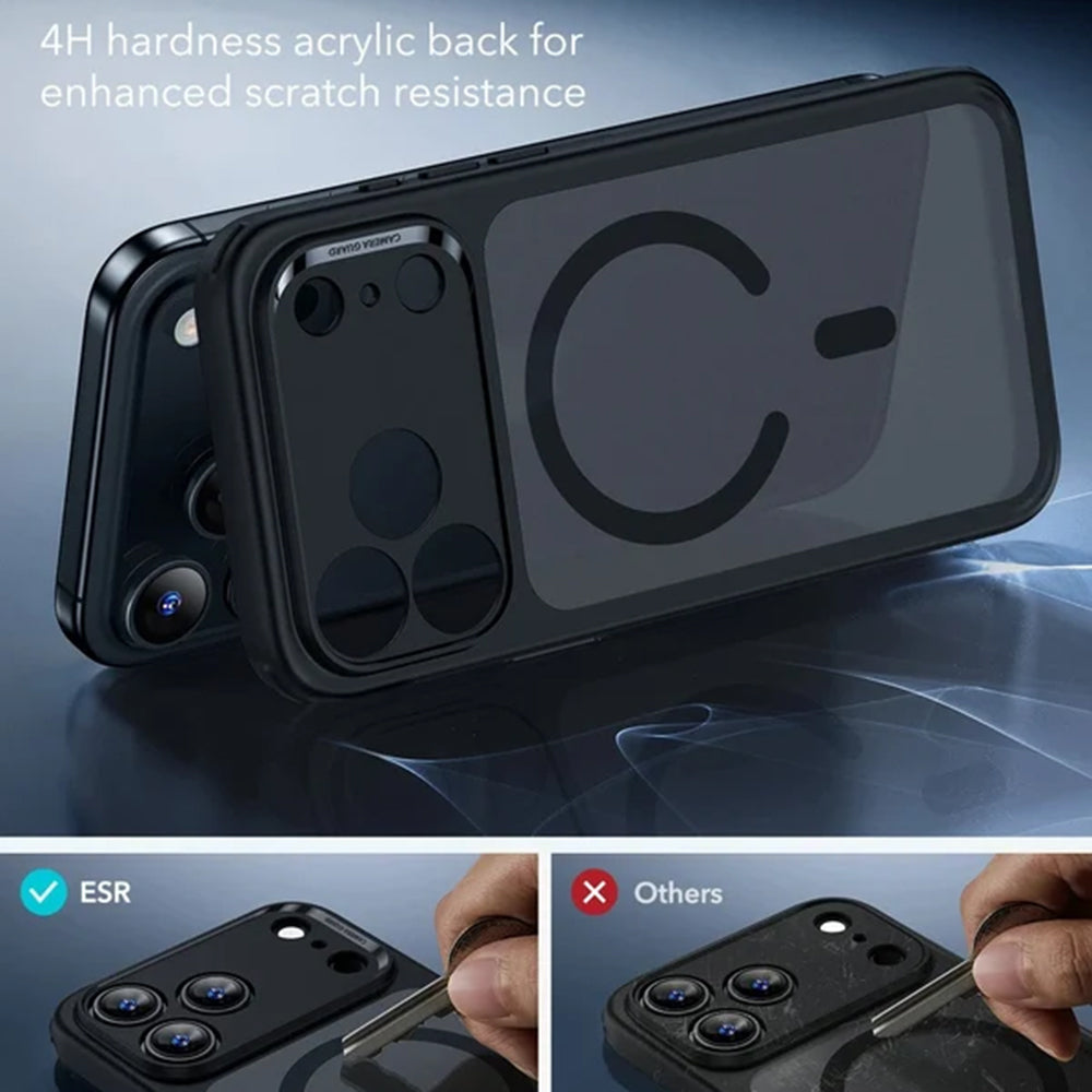 Capa MagSafe para Apple iPhone 18 Pro / 17 Pro, ESR, Classic Hybrid, Preto Satinado