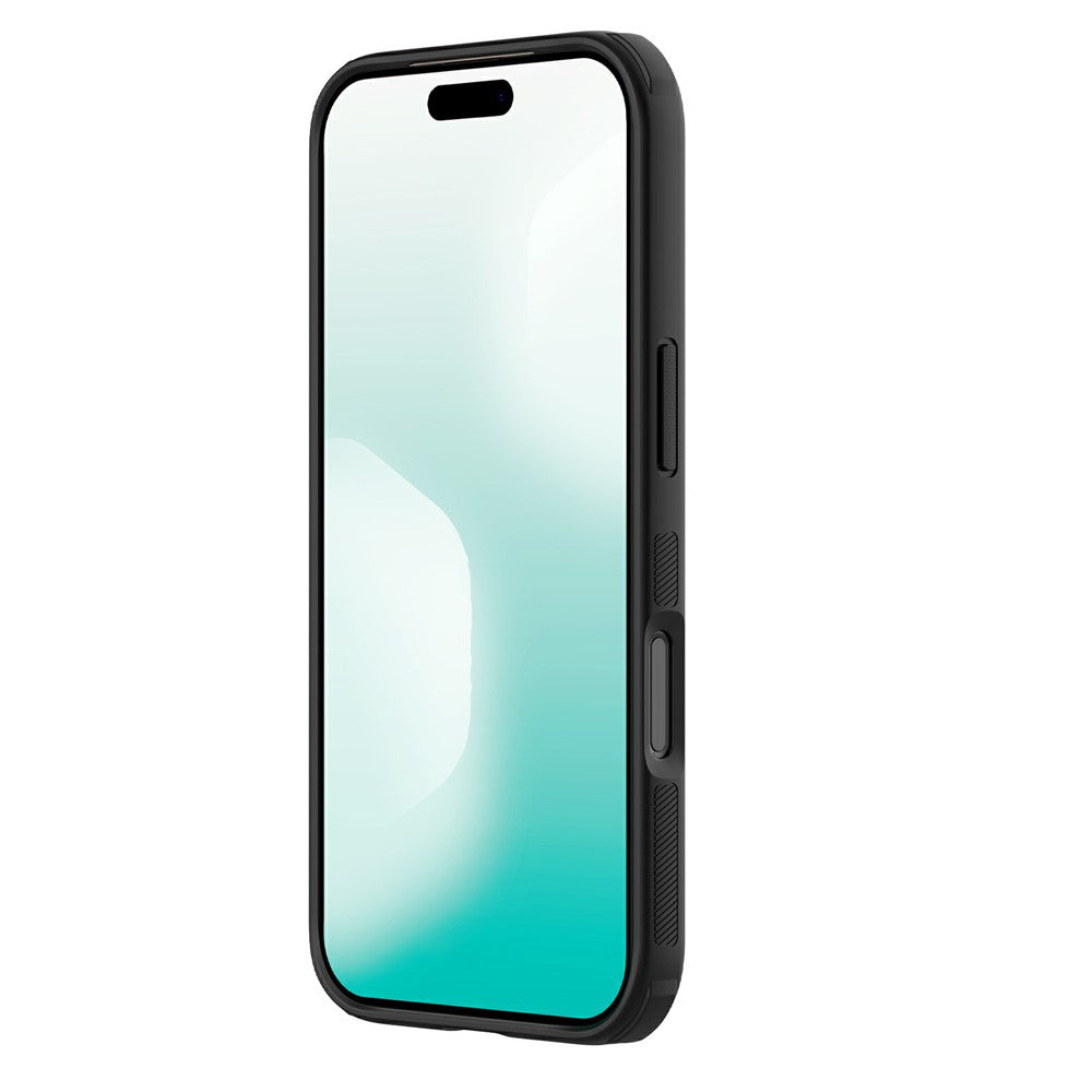 Capa MagSafe para Apple iPhone 18 Pro / 17 Pro, Nillkin, Super Shield Pro, Preta Transparente Satinada
