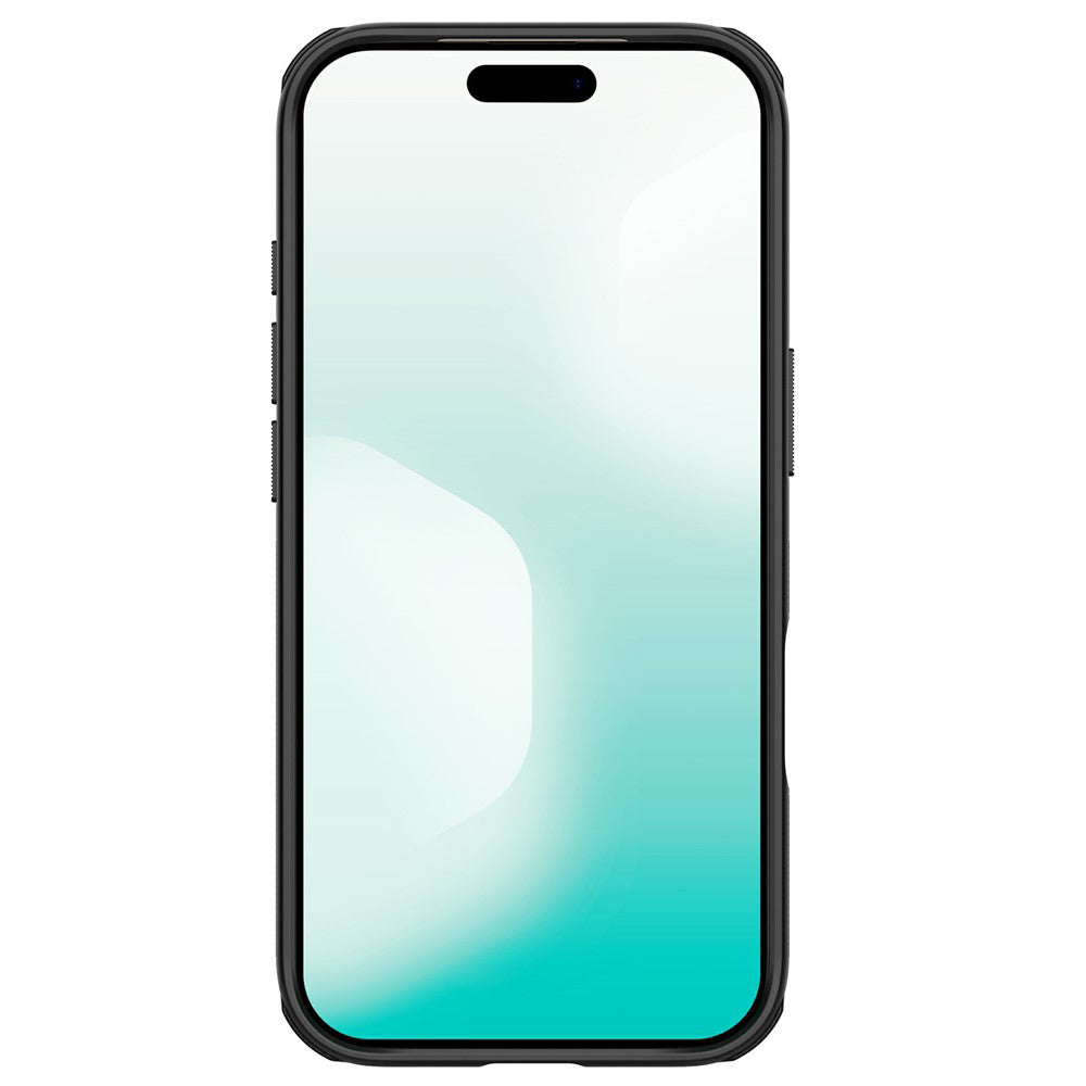 Capa MagSafe para Apple iPhone 18 Pro / 17 Pro, Nillkin, Super Shield Pro, Preta Transparente Satinada