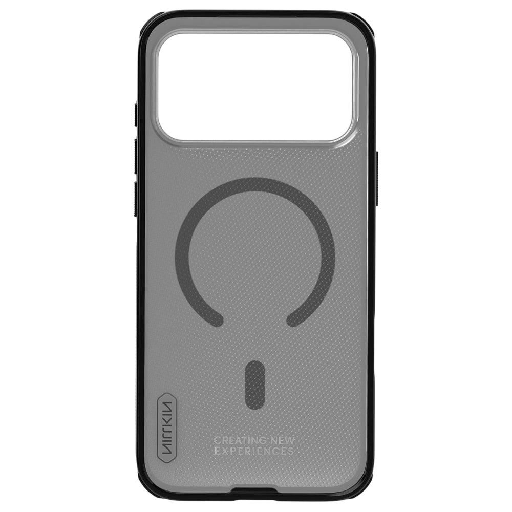 Capa MagSafe para Apple iPhone 18 Pro / 17 Pro, Nillkin, Super Shield Pro, Preta Transparente Satinada