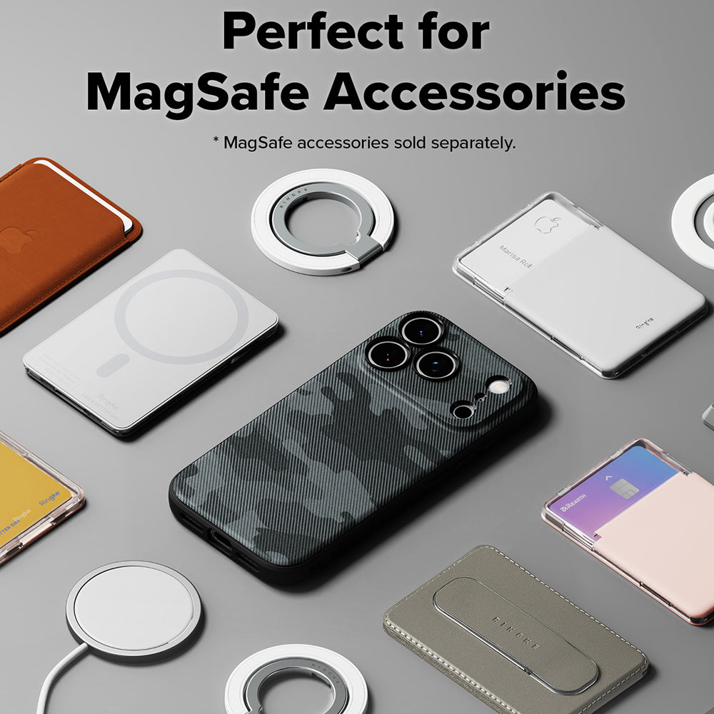 MagSafe Case for Apple iPhone 18 Pro / 17 Pro, Ringke, Onyx, Camouflage