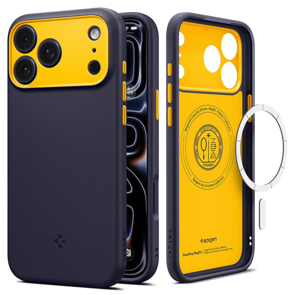 Capa MagSafe para Apple iPhone 18 Pro / 17 Pro, Spigen, Caseology Nano Pop, Roxo ACS12178