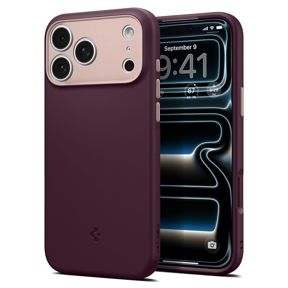 Capa MagSafe para Apple iPhone 18 Pro / 17 Pro, Spigen, Caseology Nano Pop, Vinho ACS12179