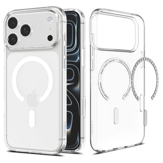 Capa MagSafe para Apple iPhone 18 Pro / 17 Pro, Spigen, Liquid Crystal MagFit, Branca ACS12180