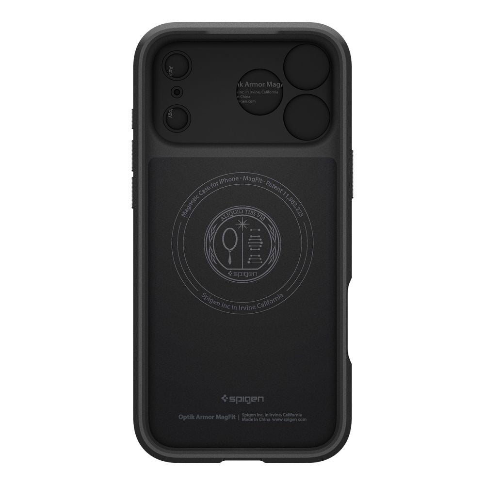 Capa MagSafe para Apple iPhone 18 Pro / 17 Pro, Spigen, Optik Armor, Preta ACS09953