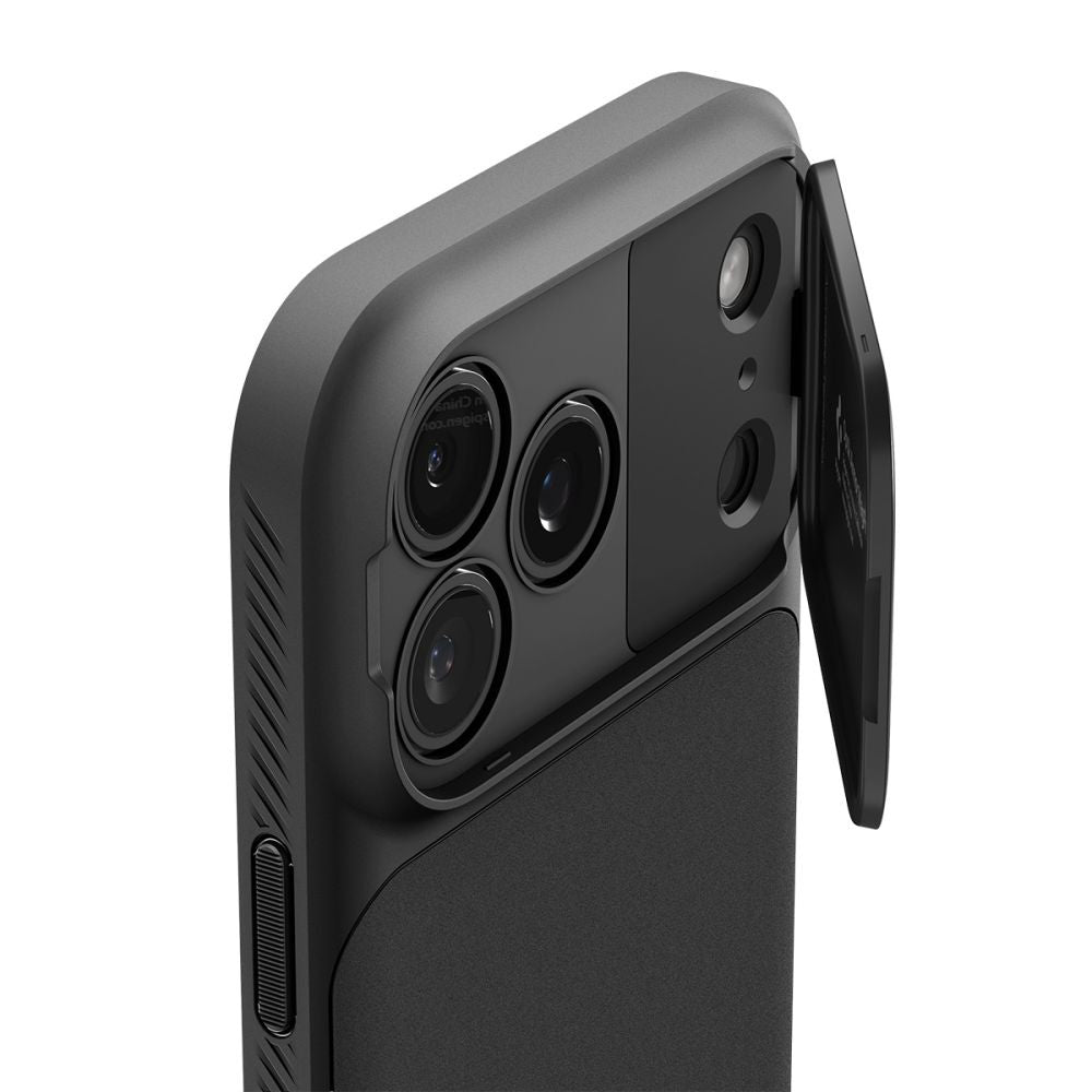 Capa MagSafe para Apple iPhone 18 Pro / 17 Pro, Spigen, Optik Armor, Preta ACS09953