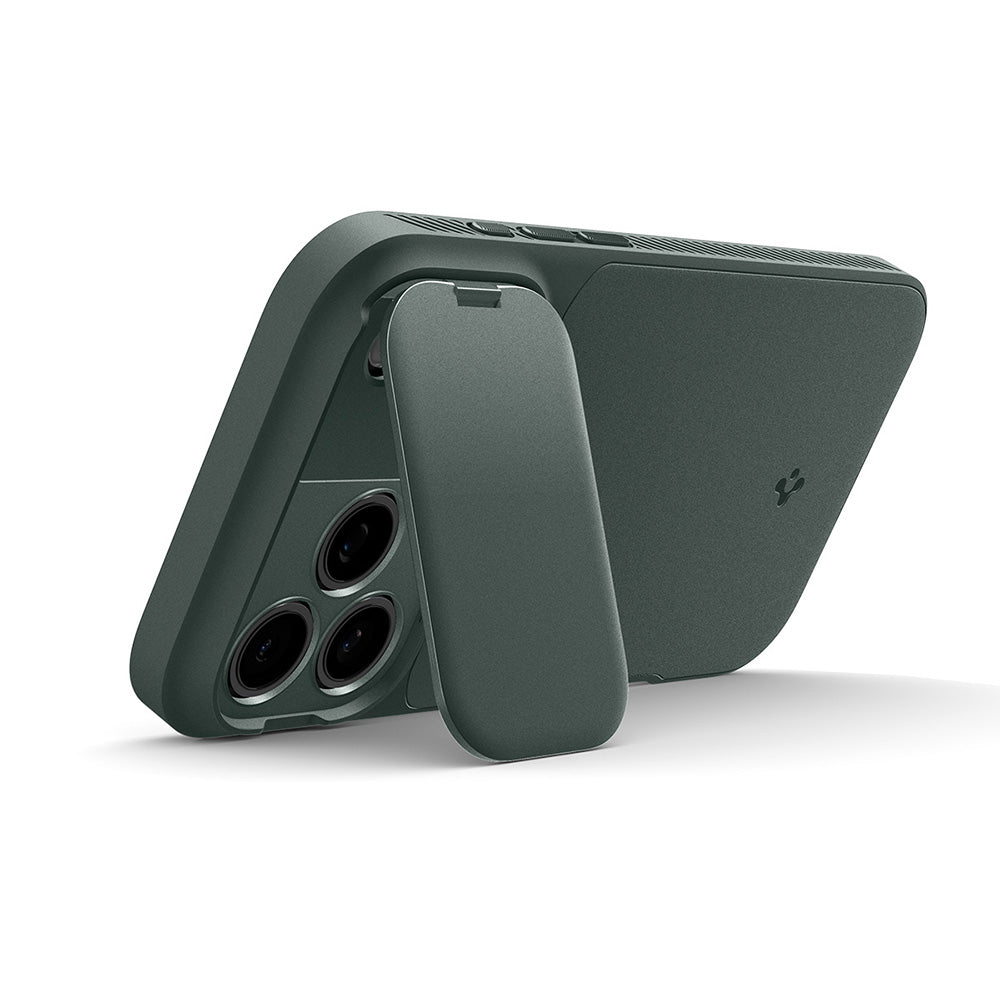 Capa MagSafe para Apple iPhone 18 Pro / 17 Pro, Spigen, Optik Armor, Verde ACS09954