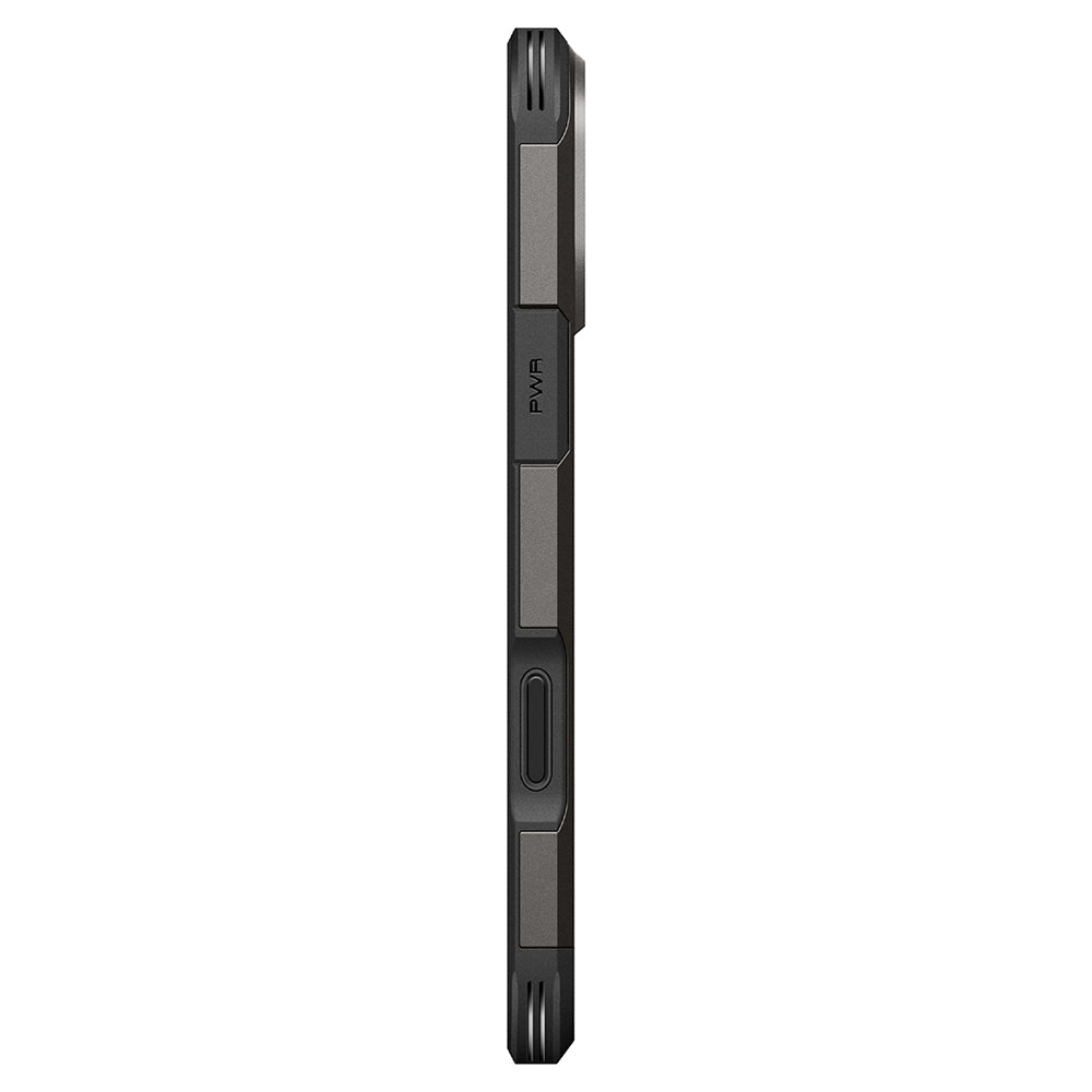 Capa MagSafe para Apple iPhone 18 Pro / 17 Pro, Spigen, Tough Armor T, Cinzento ACS12174