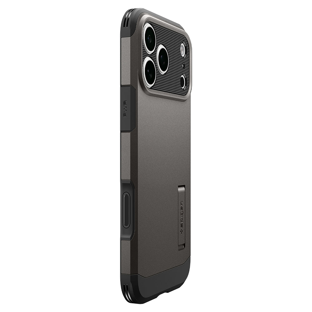 Capa MagSafe para Apple iPhone 18 Pro / 17 Pro, Spigen, Tough Armor T, Cinzento ACS12174