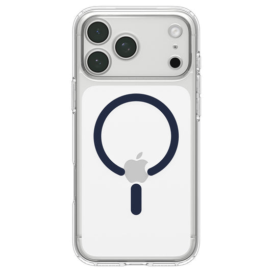 Capa MagSafe para Apple iPhone 18 Pro / 17 Pro, Spigen, Ultra Hybrid, Transparente Azul Marinho ACS12158