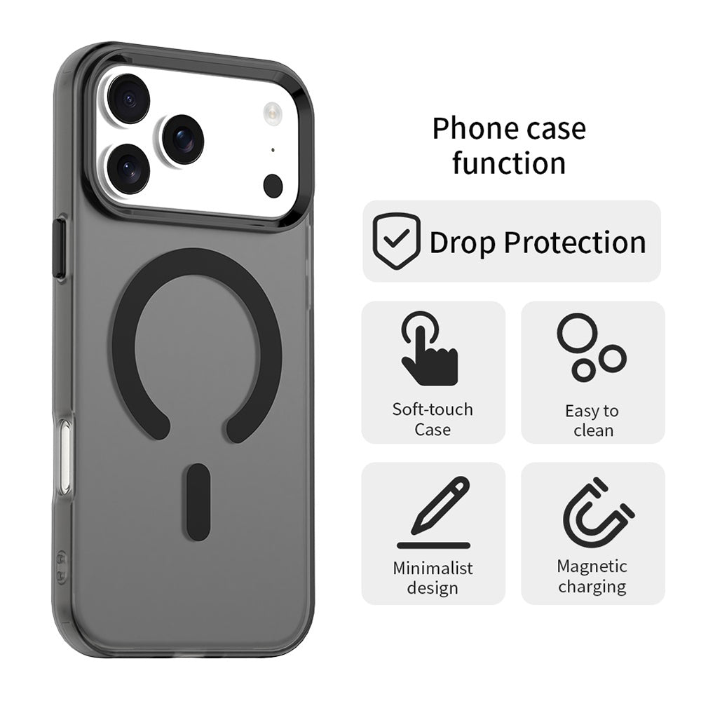 Capa MagSafe para Apple iPhone 18 Pro / 17 Pro, Techsuit, CandyCase, Preta