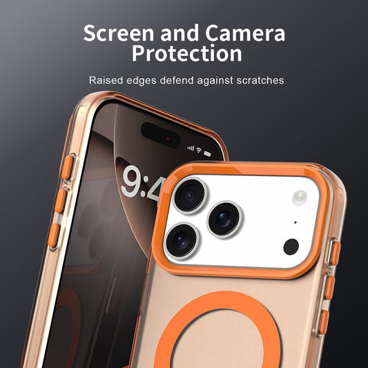 Capa MagSafe para Apple iPhone 18 Pro / 17 Pro, Techsuit, CandyCase, Laranja