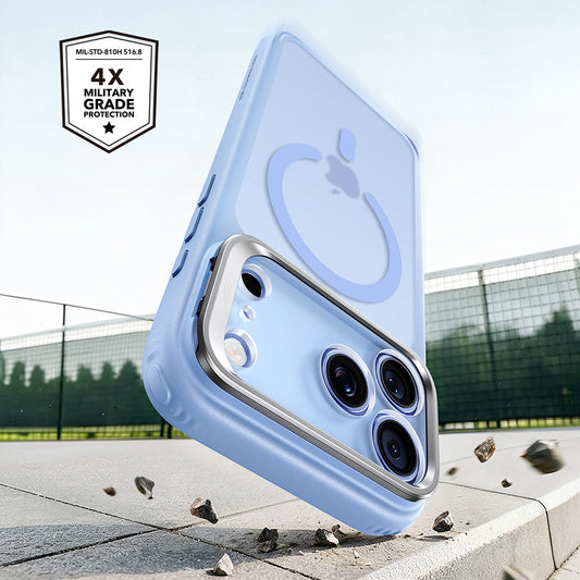 Capa MagSafe para Apple iPhone 18 Pro Max / 17 Pro Max, ESR, Classic Hybrid Kickstand, Azul Satinado