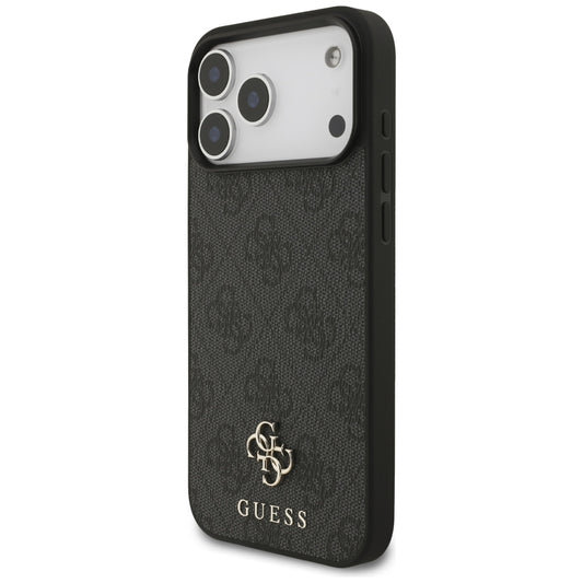 Capa MagSafe para Apple iPhone 18 Pro Max / 17 Pro Max, Guess, 4G Small and Classic, Preta