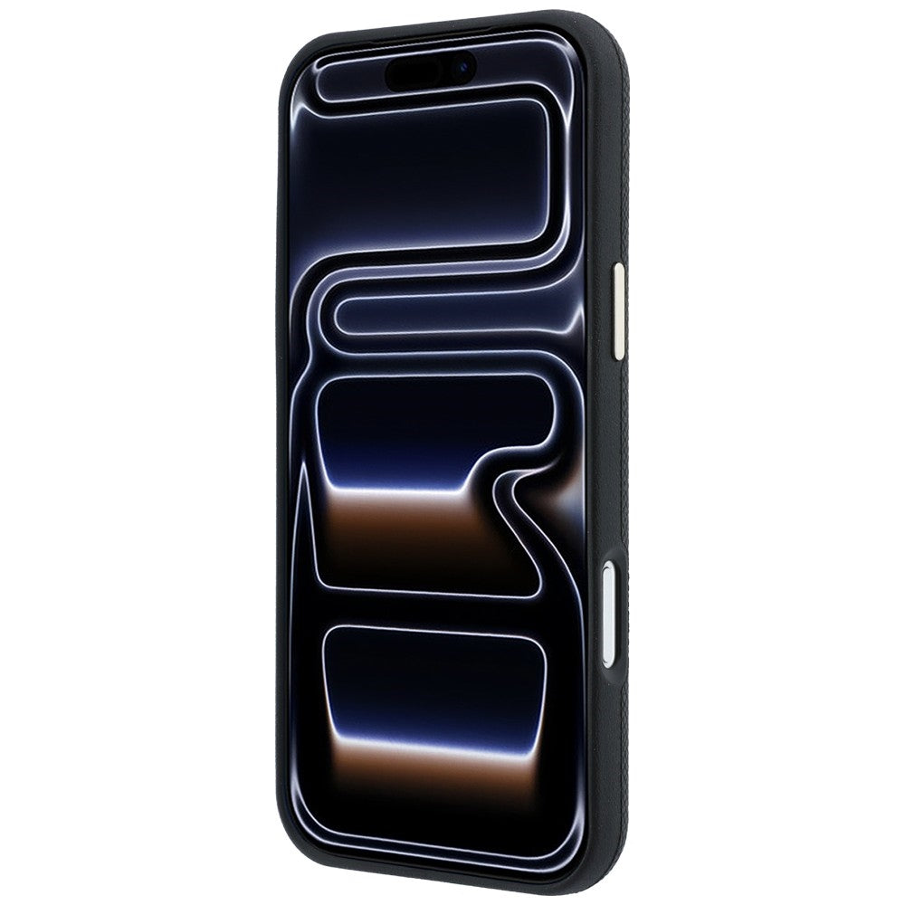 Capa MagSafe para Apple iPhone 18 Pro Max / 17 Pro Max, Guess, Logo Redondo com Strass Granulado, Preta