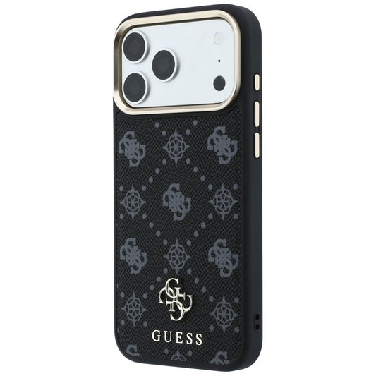Capa MagSafe para Apple iPhone 18 Pro Max / 17 Pro Max, Guess, Peony 4G Small Logo, Preta