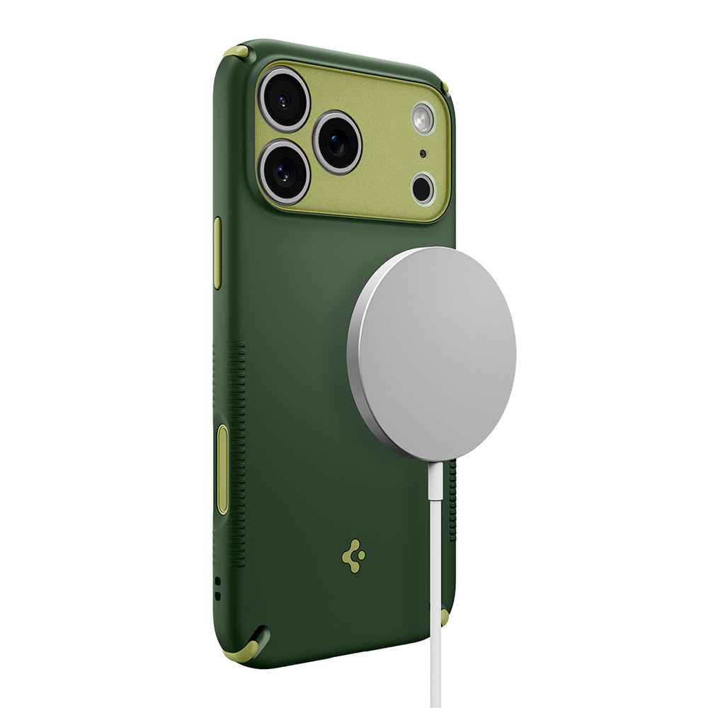 Capa MagSafe para Apple iPhone 18 Pro Max / 17 Pro Max, Spigen, Caseology Nano Pop Hybrid, Verde ACS12139