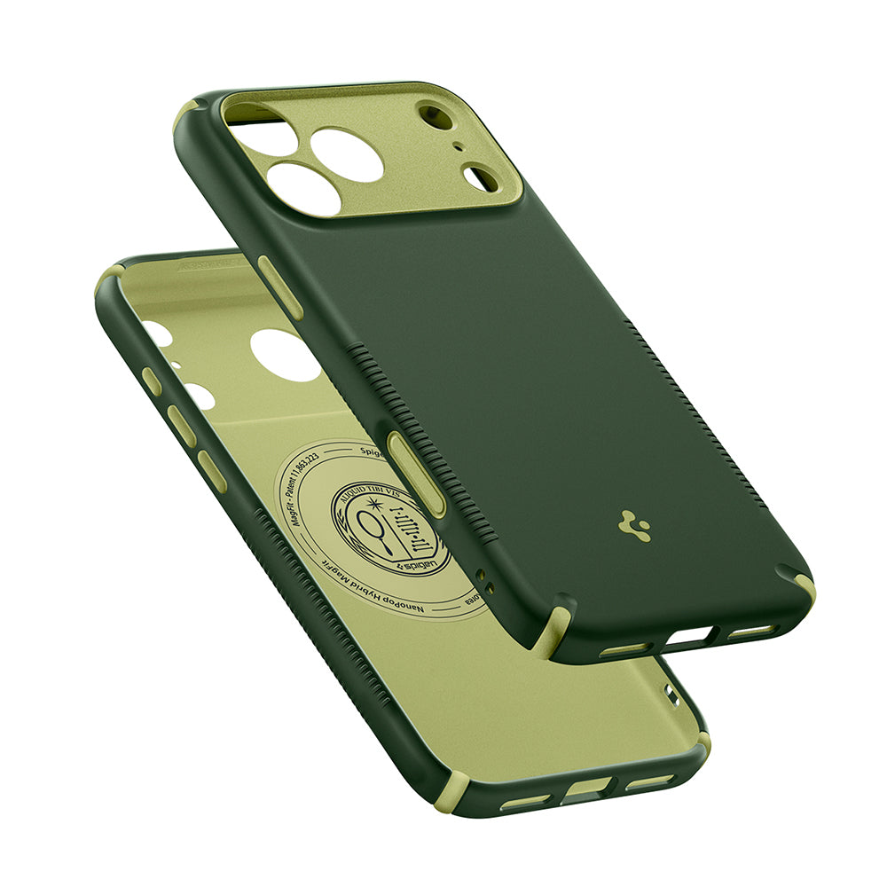 Capa MagSafe para Apple iPhone 18 Pro Max / 17 Pro Max, Spigen, Caseology Nano Pop Hybrid, Verde ACS12139