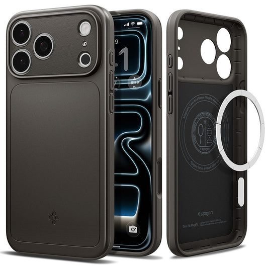 Capa MagSafe para Apple iPhone 18 Pro Max / 17 Pro Max, Spigen, Thin Fit, Cinzento ACS12107