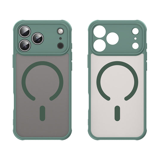 Capa MagSafe para Apple iPhone 18 Pro Max / 17 Pro Max, Techsuit, HaloFrost II, Verde