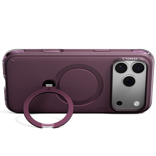 Capa MagSafe para Apple iPhone 18 Pro Max / 17 Pro Max, Torras, Ostand Q3 Air Essential, Roxo