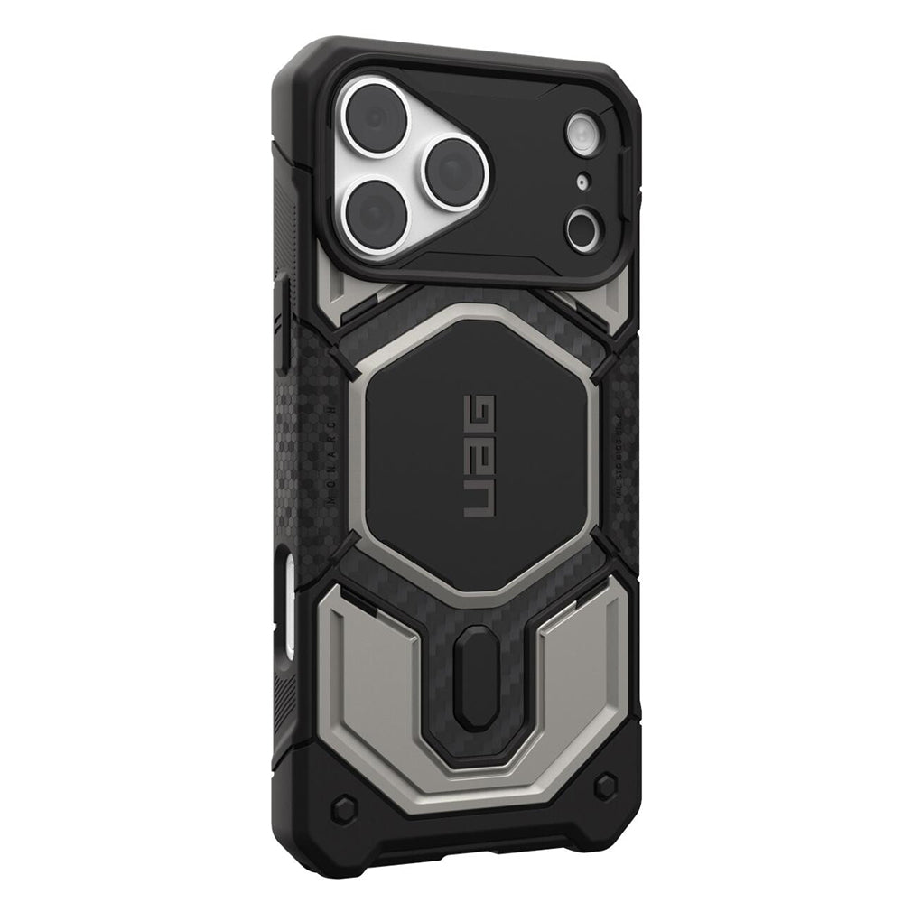 Capa MagSafe para Apple iPhone 18 Pro Max / 17 Pro Max, Urban Armor Gear, Monarch Pro, Cinzento