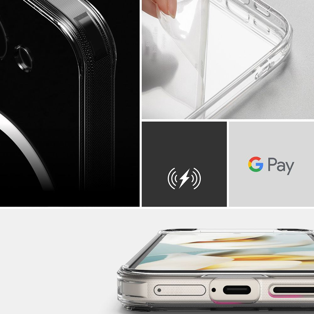 Capa MagSafe para Google Pixel 9a, Ringke, Fusion, Transparente