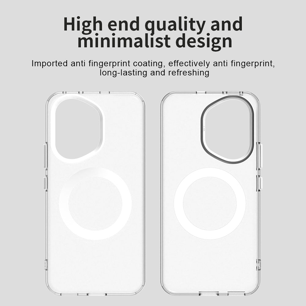 Capa MagSafe para Honor 400, Techsuit, CandyCase, Branca