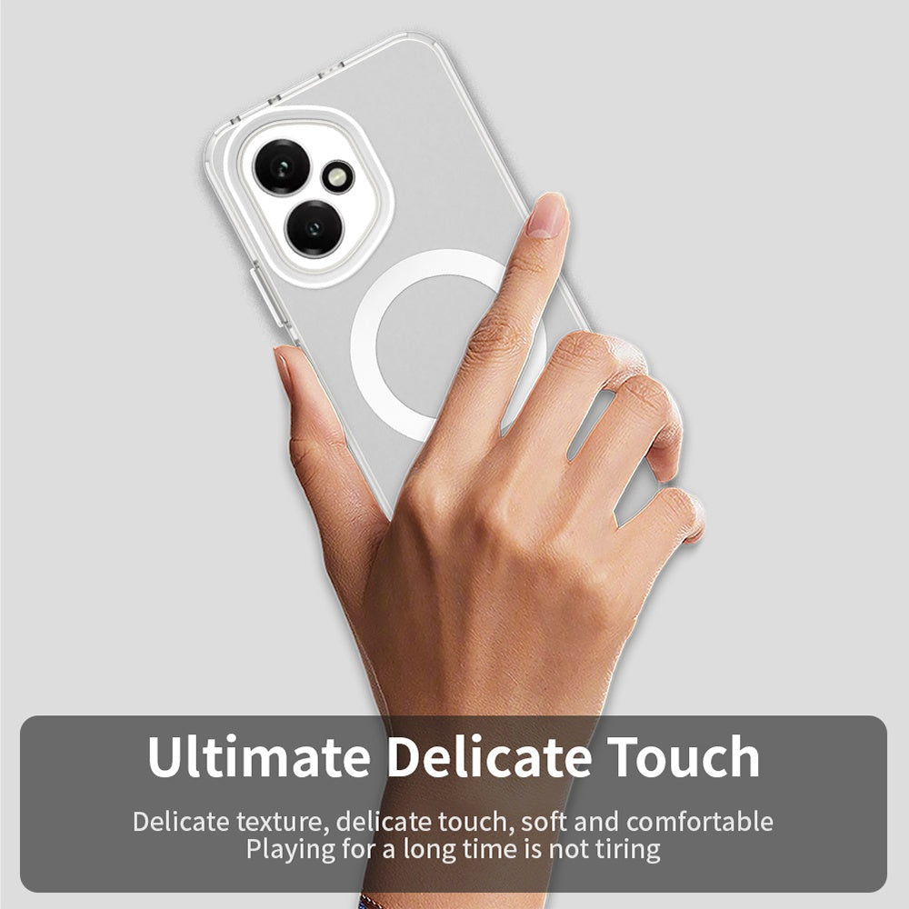 Capa MagSafe para Honor 400, Techsuit, CandyCase, Branca