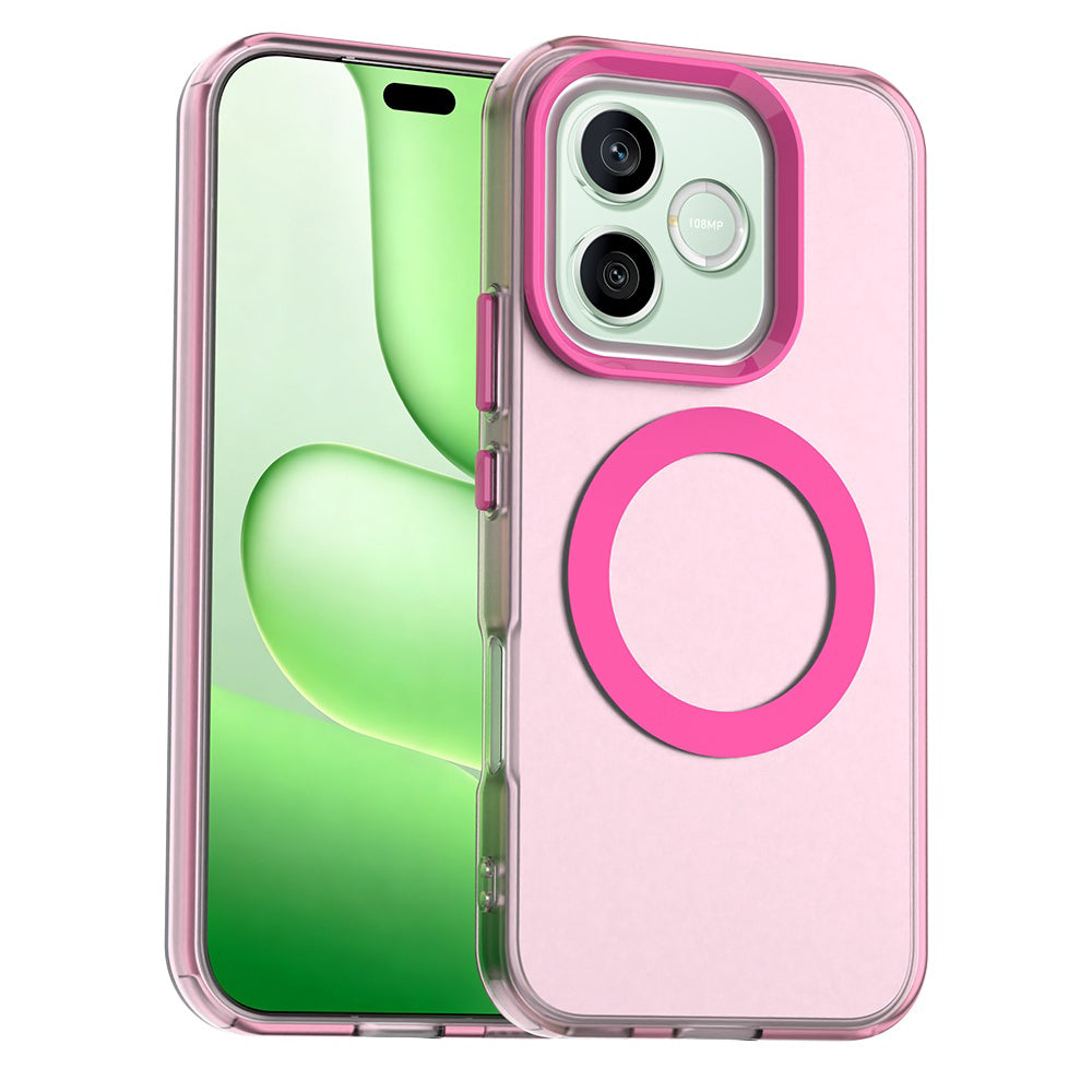Capa MagSafe para Honor 600 Lite, Techsuit, CandyCase, Rosa