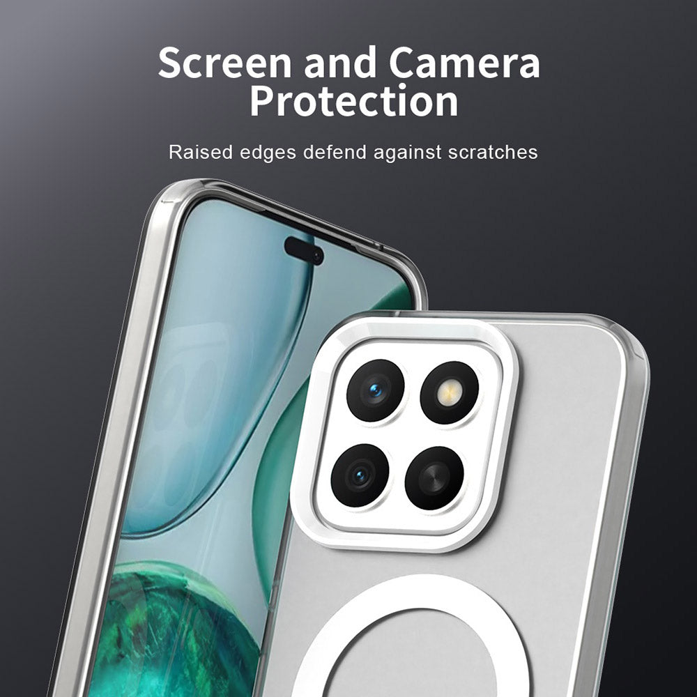 Capa MagSafe para Honor X8c, Techsuit, CandyCase, Branca