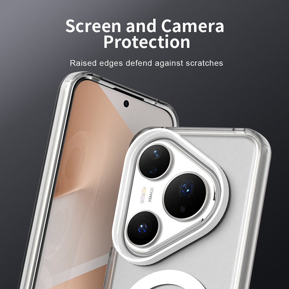Capa MagSafe para Huawei Pura 80 Pro, Techsuit, CandyCase, Branca