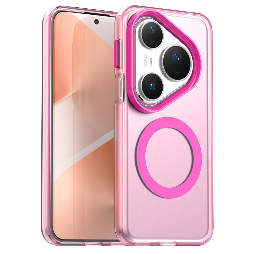 Capa MagSafe para Huawei Pura 80 Pro, Techsuit, CandyCase, Rosa