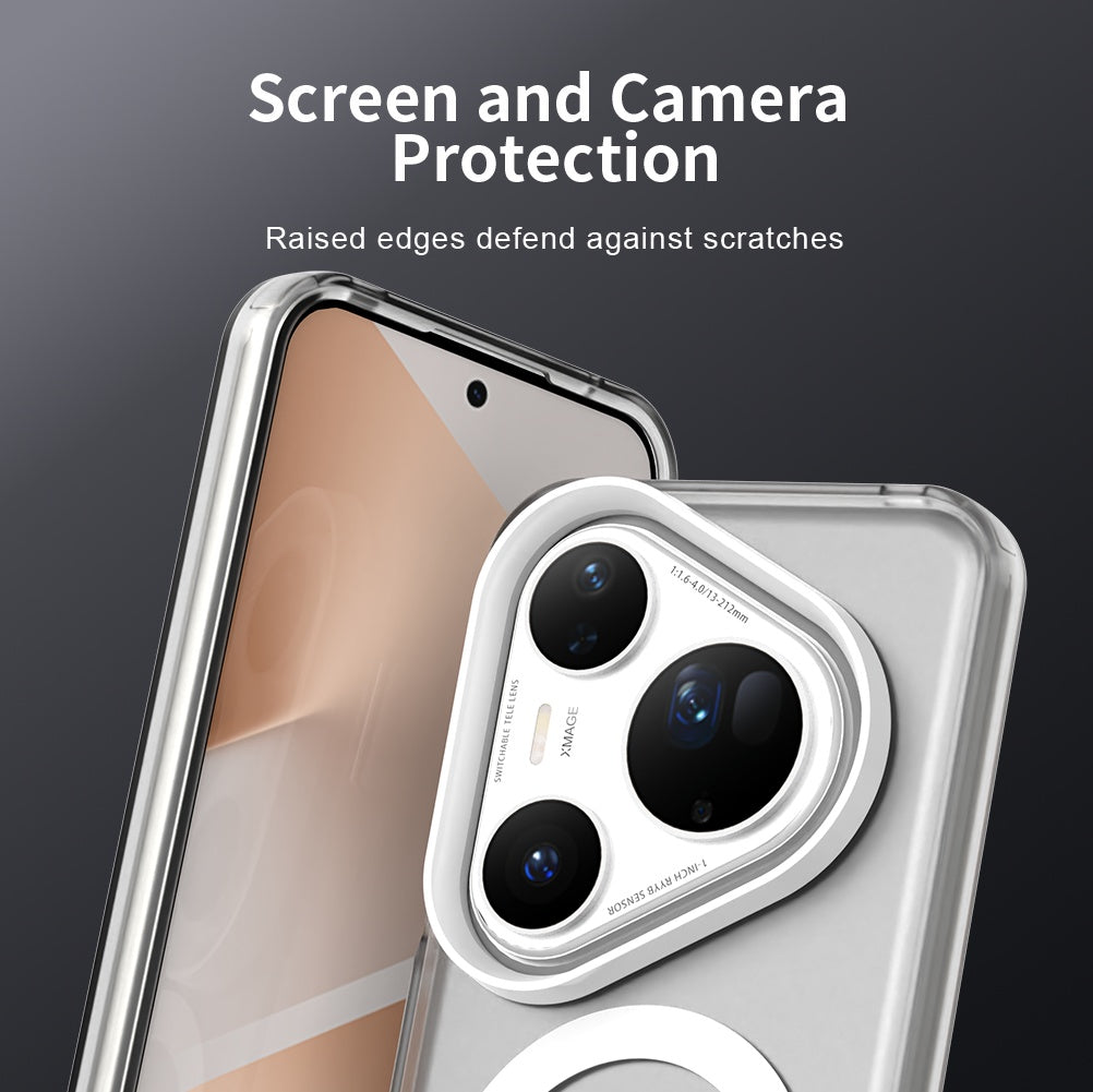 Capa MagSafe para Huawei Pura 80 Ultra, Techsuit, CandyCase, Branca
