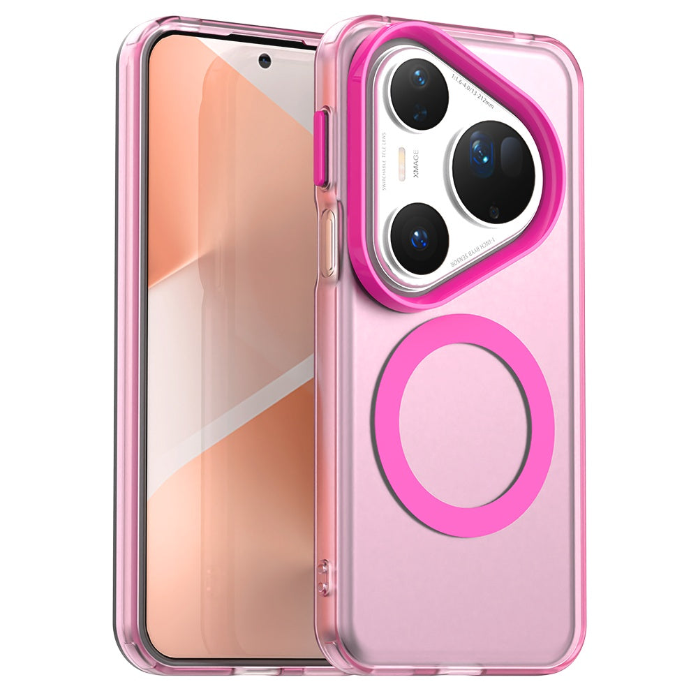 Capa MagSafe para Huawei Pura 80 Ultra, Techsuit, CandyCase, Rosa