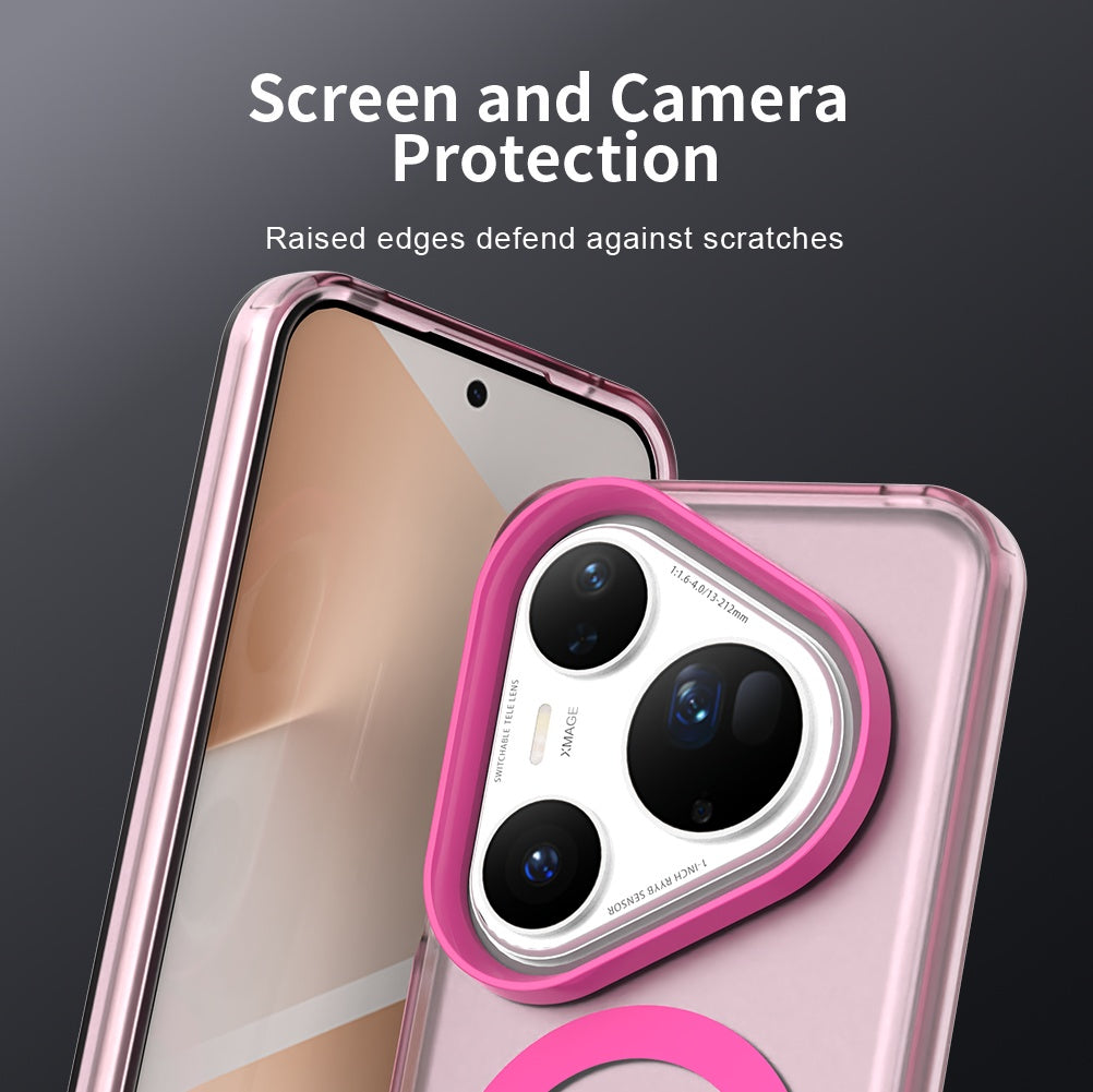 Capa MagSafe para Huawei Pura 80 Ultra, Techsuit, CandyCase, Rosa
