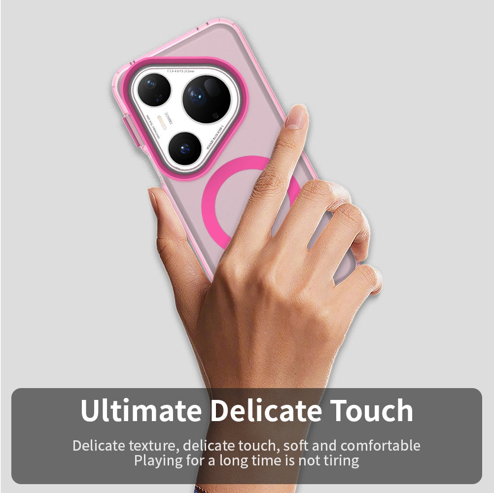 Capa MagSafe para Huawei Pura 80 Ultra, Techsuit, CandyCase, Rosa